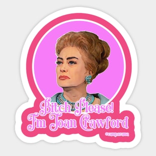 Joan Crawford Sticker